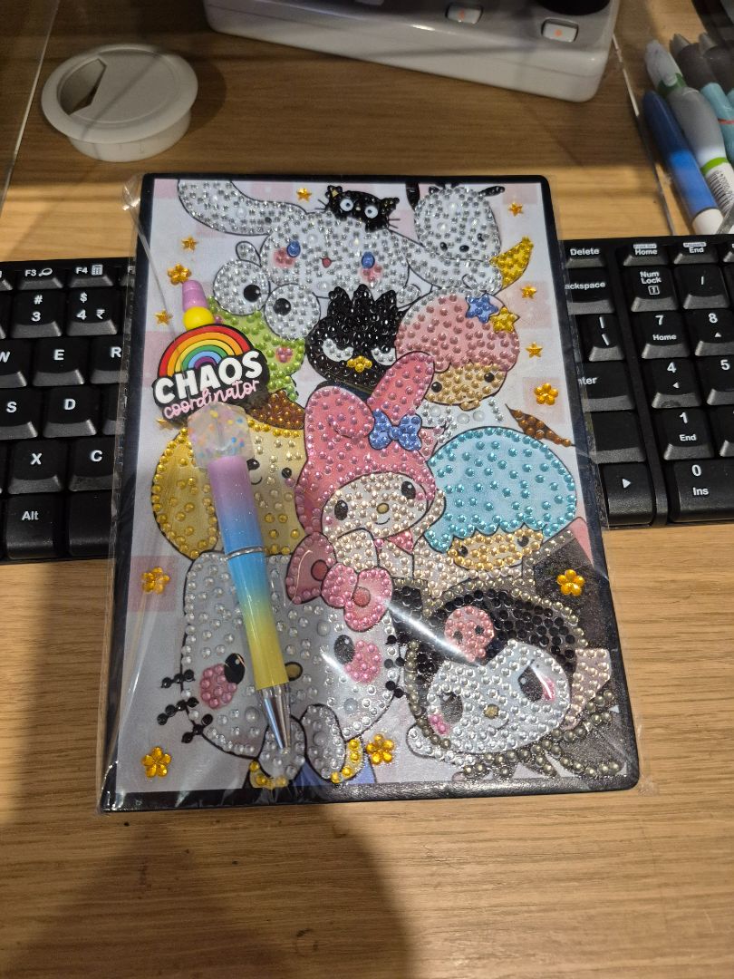 Seahorse Creations AU notebook - Sanrio characters and pen,  Assorted A5