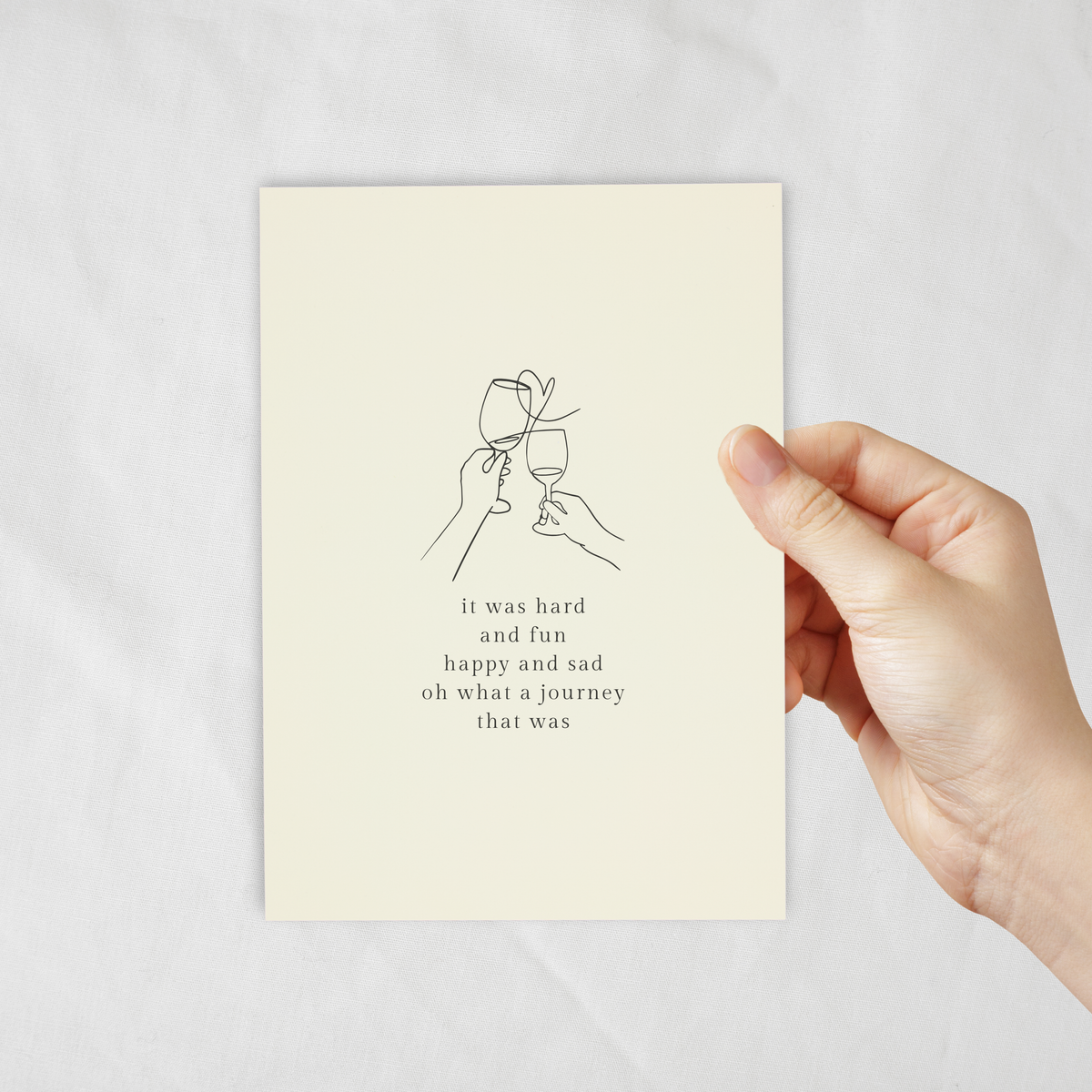 Journey - Congratulations Card by Sprinkle Press