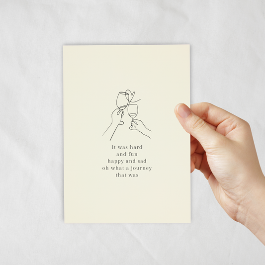 Journey - Congratulations Card by Sprinkle Press