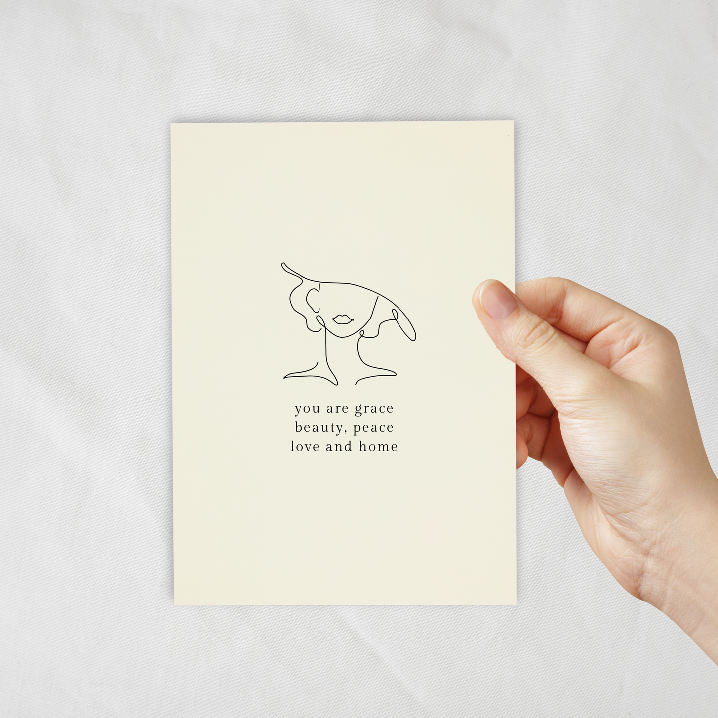 Grace Beauty Love Home - Card for Her by Sprinkle Press