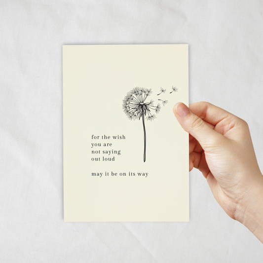 Wish - Thoughtful All-Occasion Wish Card by Sprinkle Press