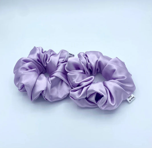 Made By Lyss Satin Scrunchie,  Lilac Large