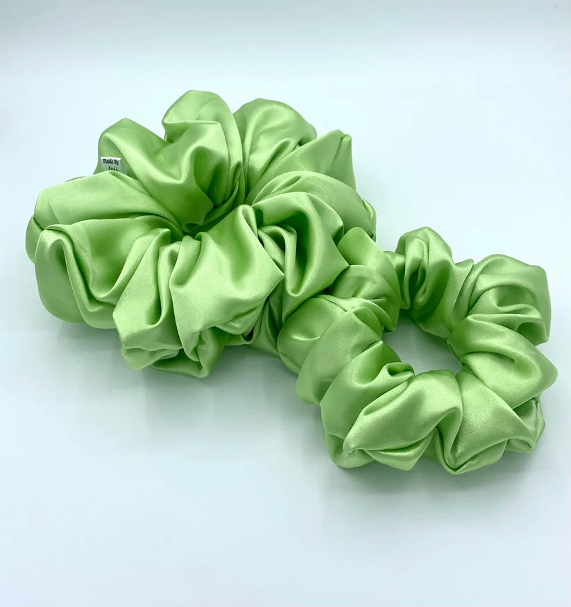 Made By Lyss Satin Scrunchie,  Apple Large