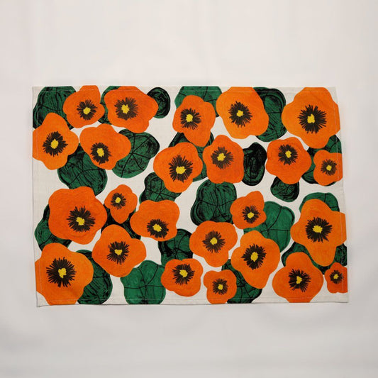 hellomae Nasturtium Tea Towel