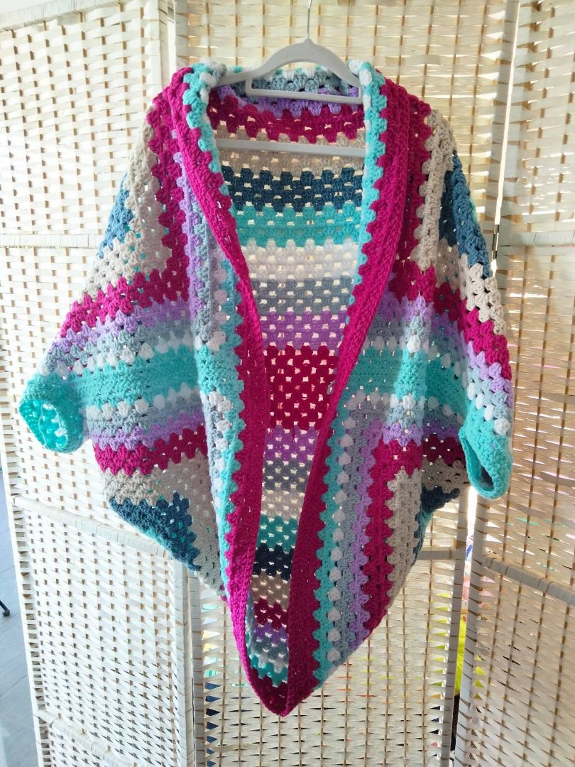 Carmah Designs Springtime Snuggle Cardigan,  Multi Coloured Free Size