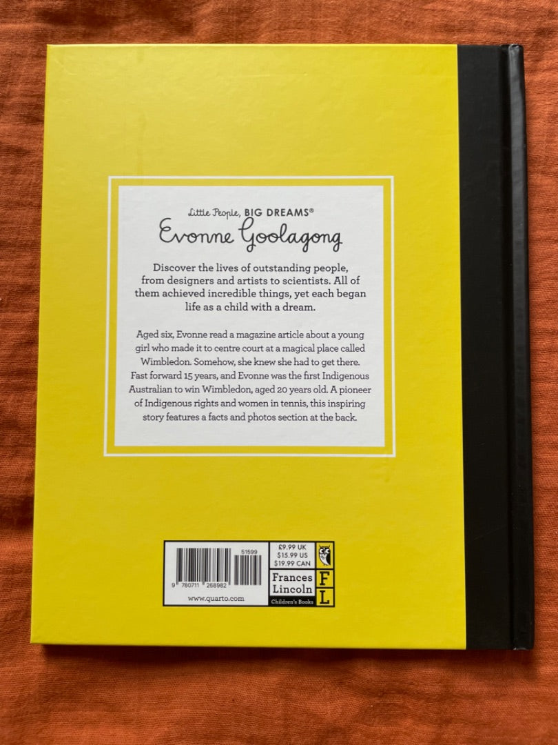 Thrifted Stories Evonne Goolagong- Little people big dreams