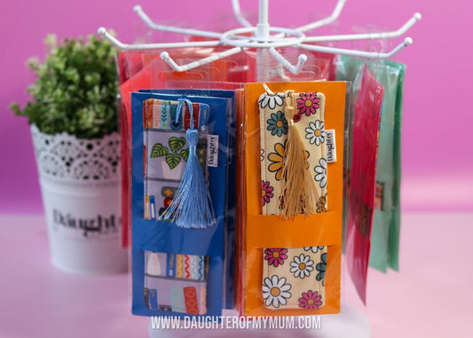 Daughter of My Mum Tassel Fabric Bookmark
