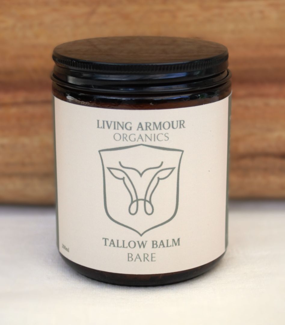 Living Armour Organics BARE Tallow Balm,   200ml