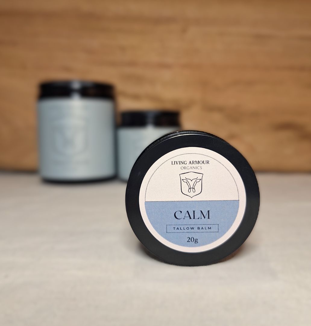 Living Armour Organics CALM Tallow Balm,   20ml