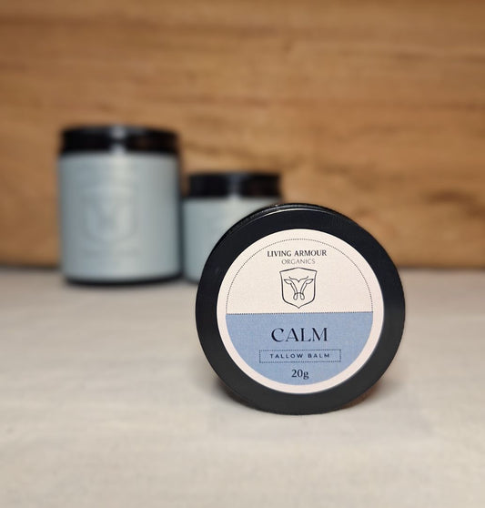 Living Armour Organics CALM Tallow Balm,   20ml