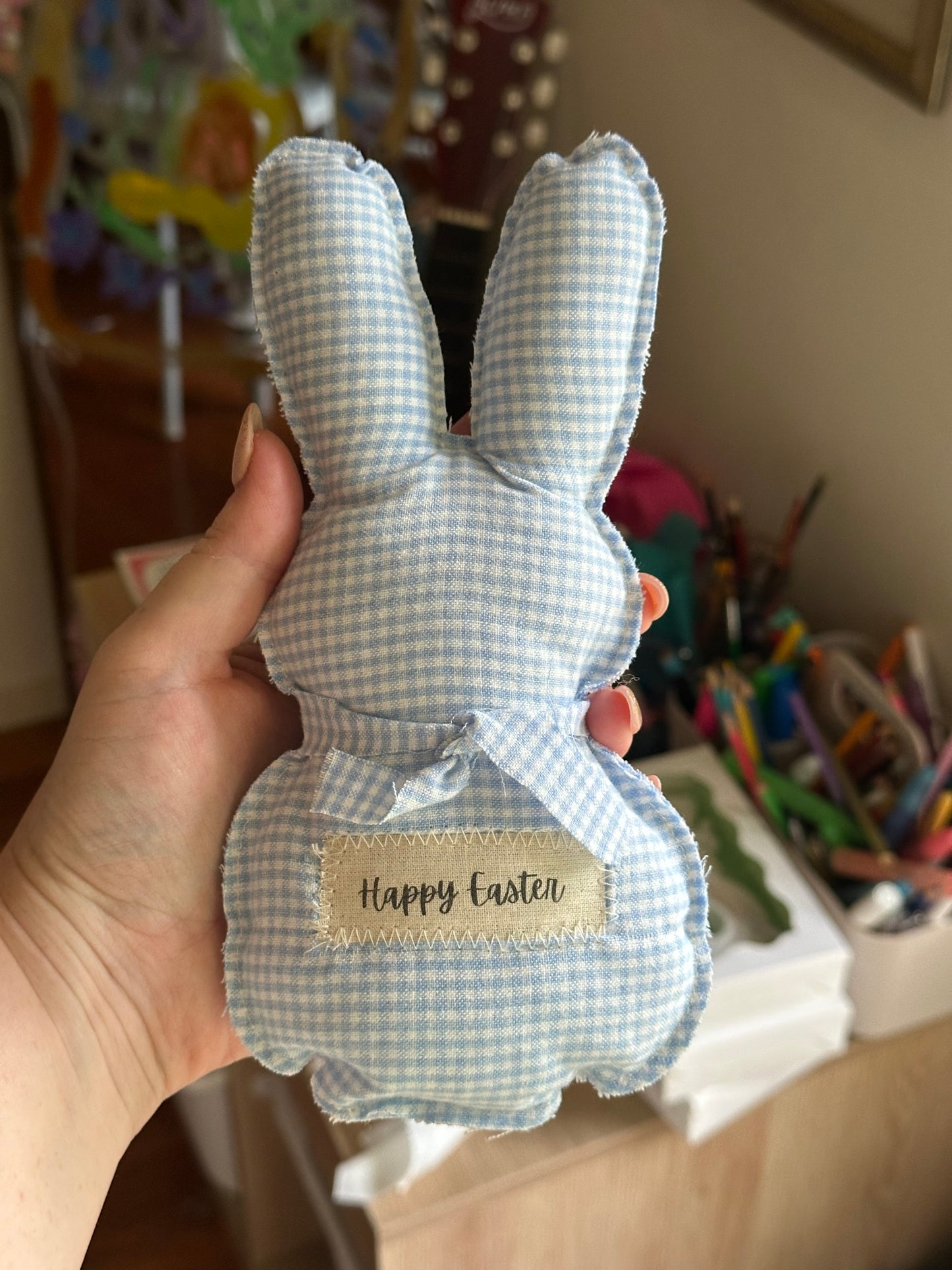 Handmade Easter Bunny Keepsake – Happy Easter Decoration