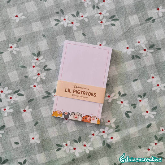 Dainen Creative Little Guinea Pig Blank Notepad,   77 x 123 mm