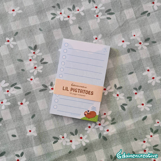 Dainen Creative Little Guinea Pig List Notepads,   77 x 123 mm