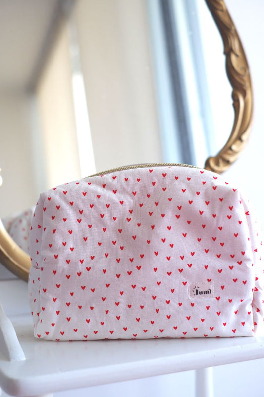 Studio Lumi Carry All Pouch,  Red Deluxe Oversized