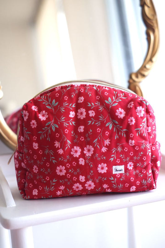 Studio Lumi Carry All Pouch,  Red Deluxe Oversized