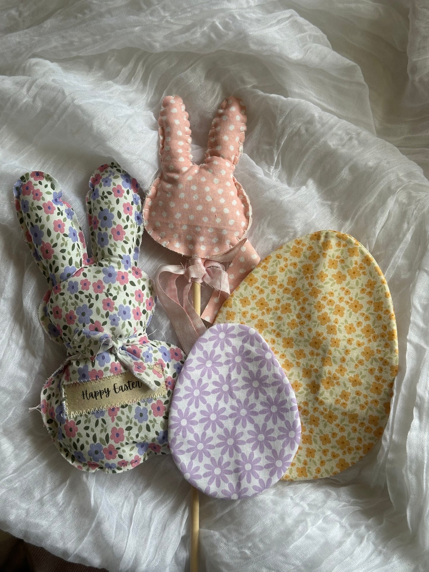 Small Reusable Fabric Easter Eggs