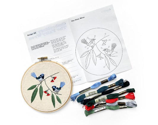 Yarn Industries Embroidery Kit - Fairy Wren