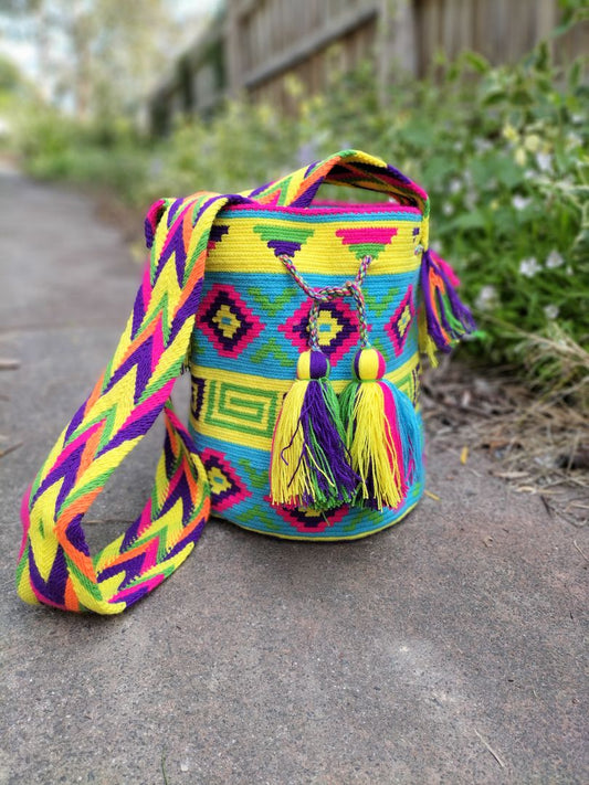 Fleur Darling Wayuu Bag,  Erica Large