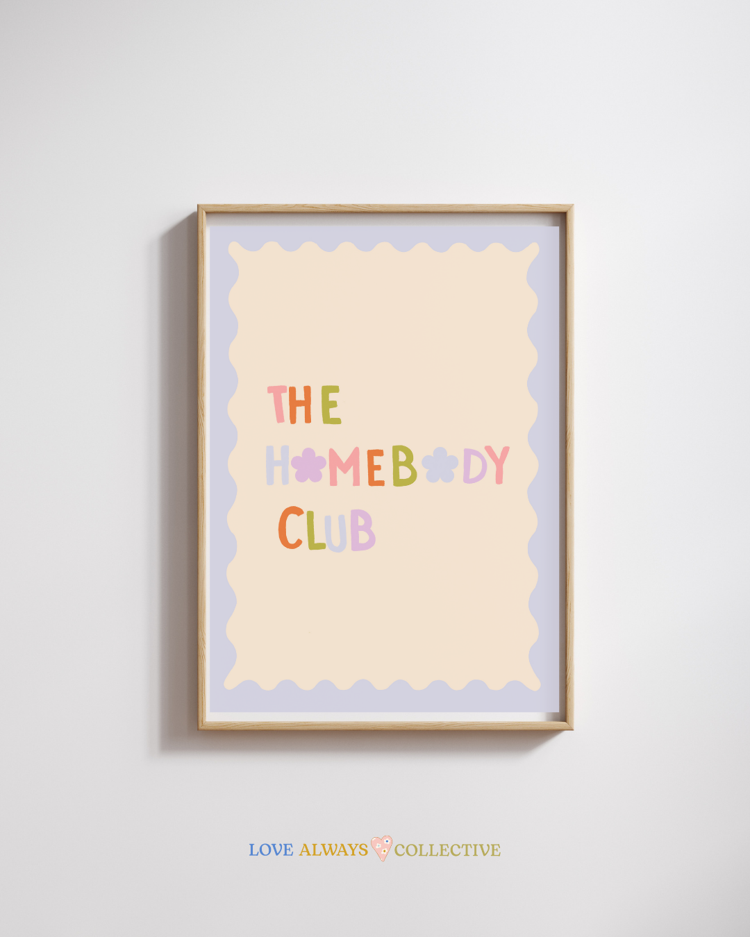 Home Body Club – A4 Digital Print (Floral Edition)