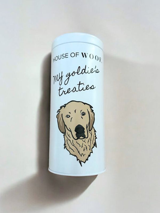 House of Woof Golden Retriever tin,   150g