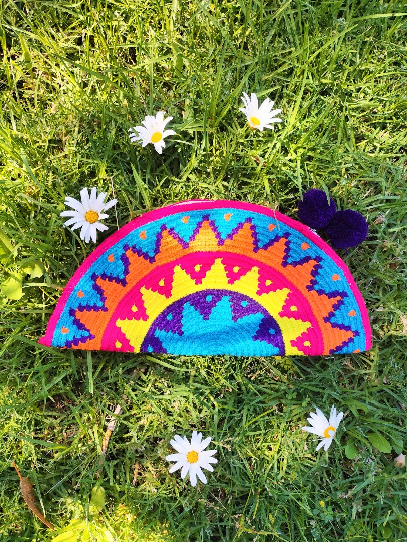 Fleur Darling Wayuu Clutch,  GEORGIA CLUTCH SIZE