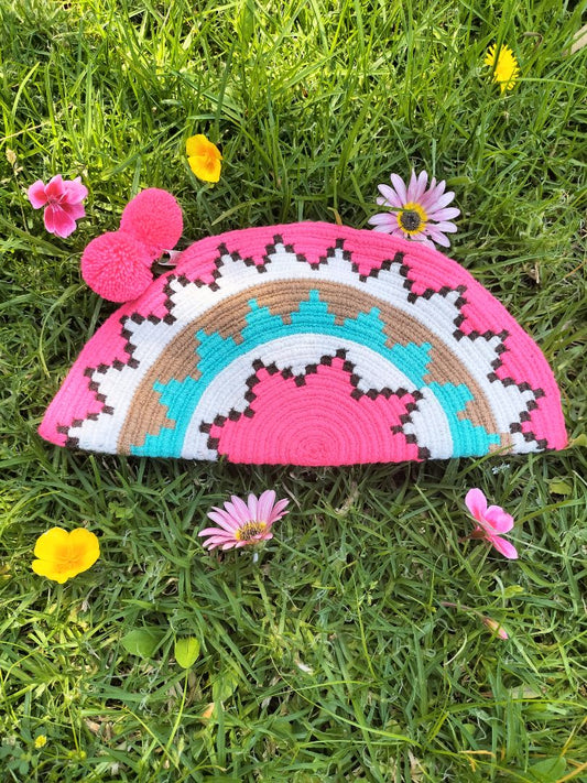 Fleur Darling Wayuu Clutch,  LUISA CLUTCH SIZE