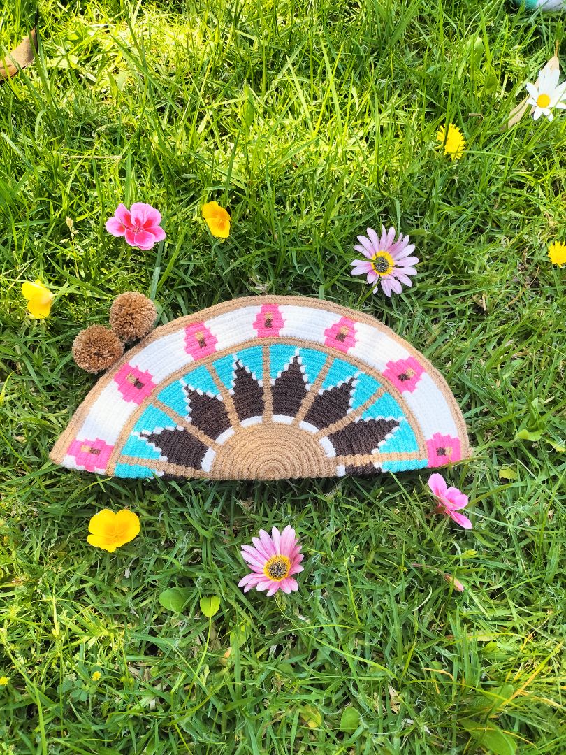 Fleur Darling Wayuu Clutch,  MIRABEL CLUTCH SIZE