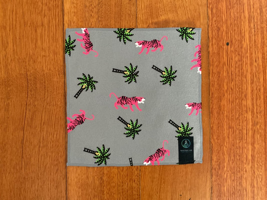 Marina Lab Multipurpose microfibre cloth,  Pink tiger 20cm x 20cm