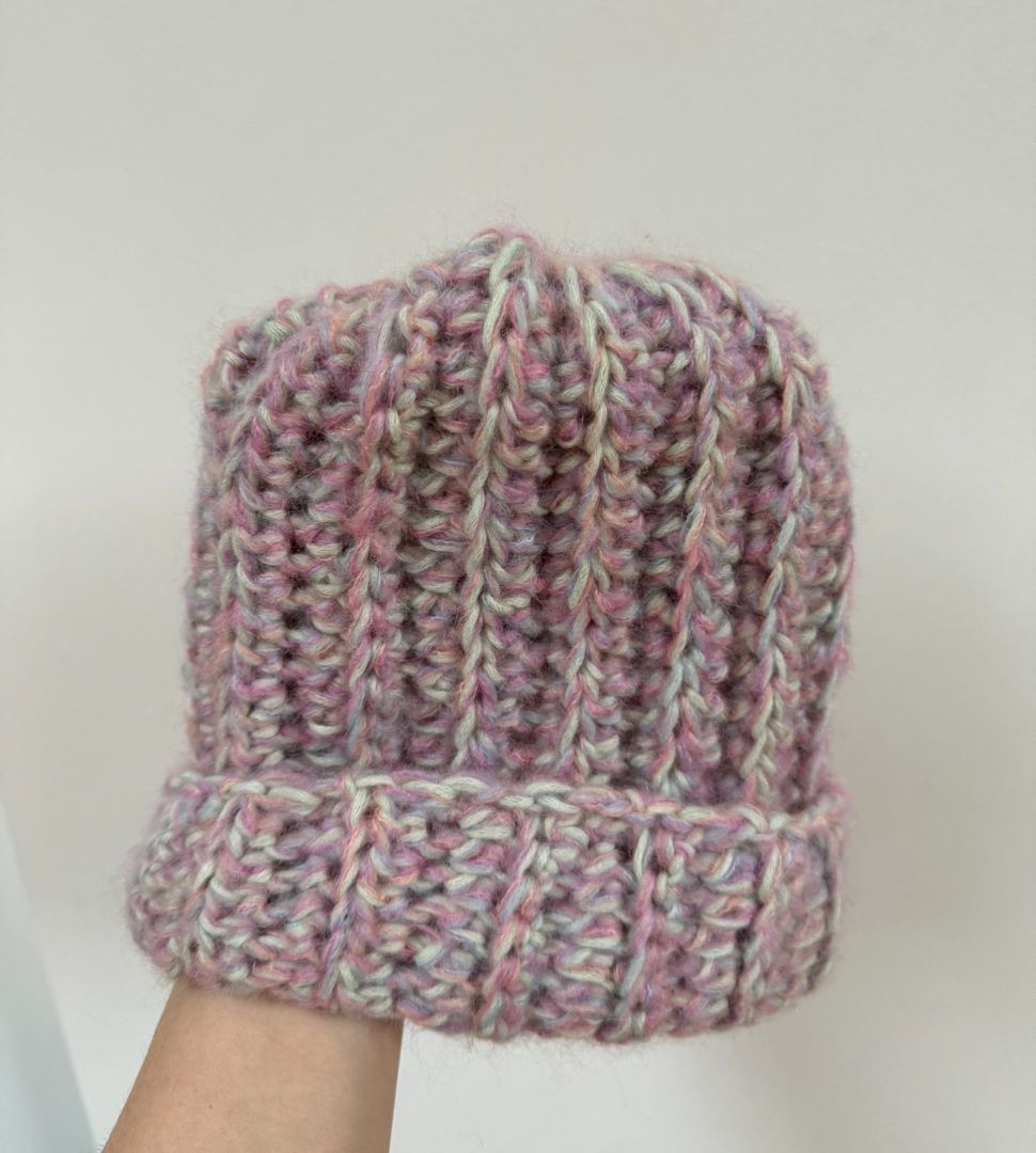 Nat Buckley Beanie - Pastel Rainbow,  Pastel Rainbow Small Adult/Kids