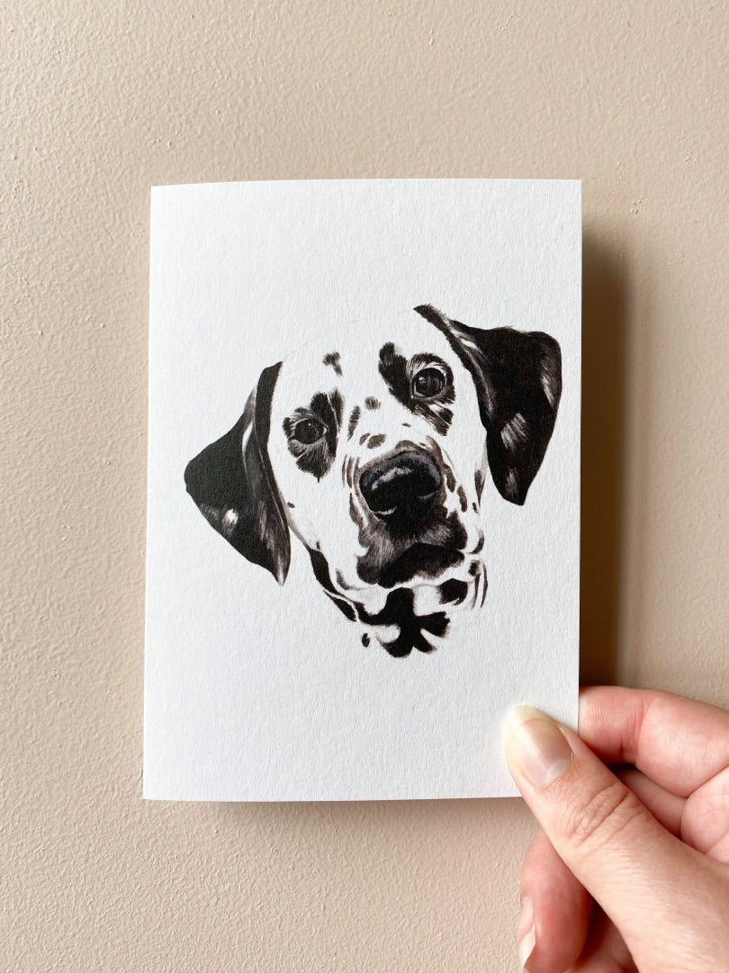 Annalise Paints Valkyrie the Dalmatian