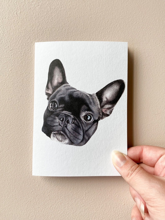 Annalise Paints Hank the French Bulldog