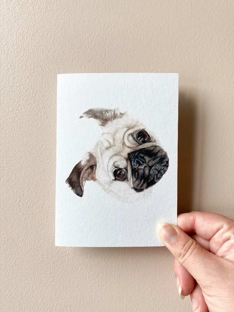 Annalise Paints Morgan the Pug