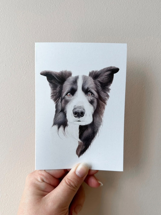 Annalise Paints Archie the Border Collie