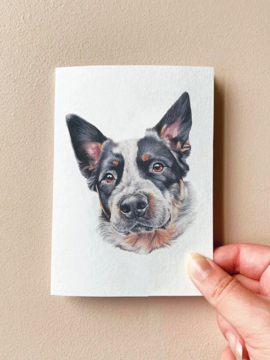 Annalise Paints Neo the Blue Healer