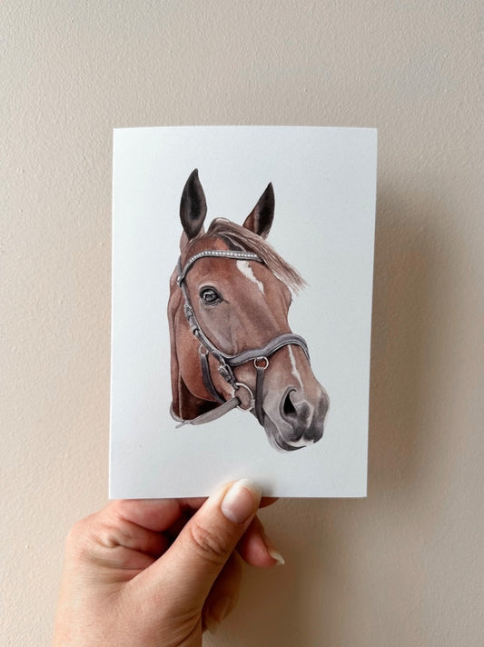 Annalise Paints Jerry the Horse