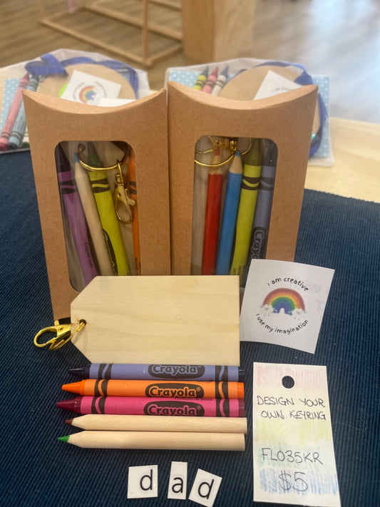 Play, learn, grow with Ms. Flo Design your own keyring