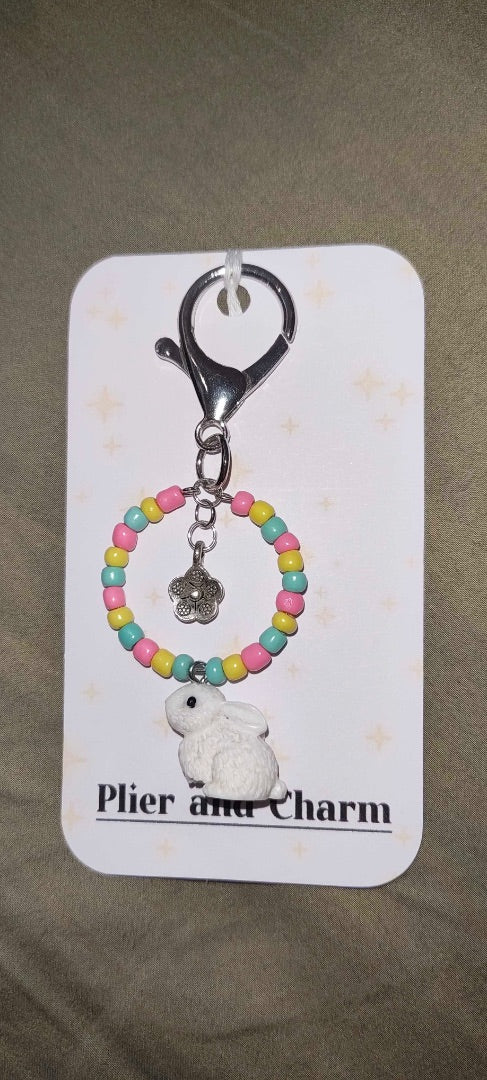 Plier and Charm Small keychain,  Multi Small