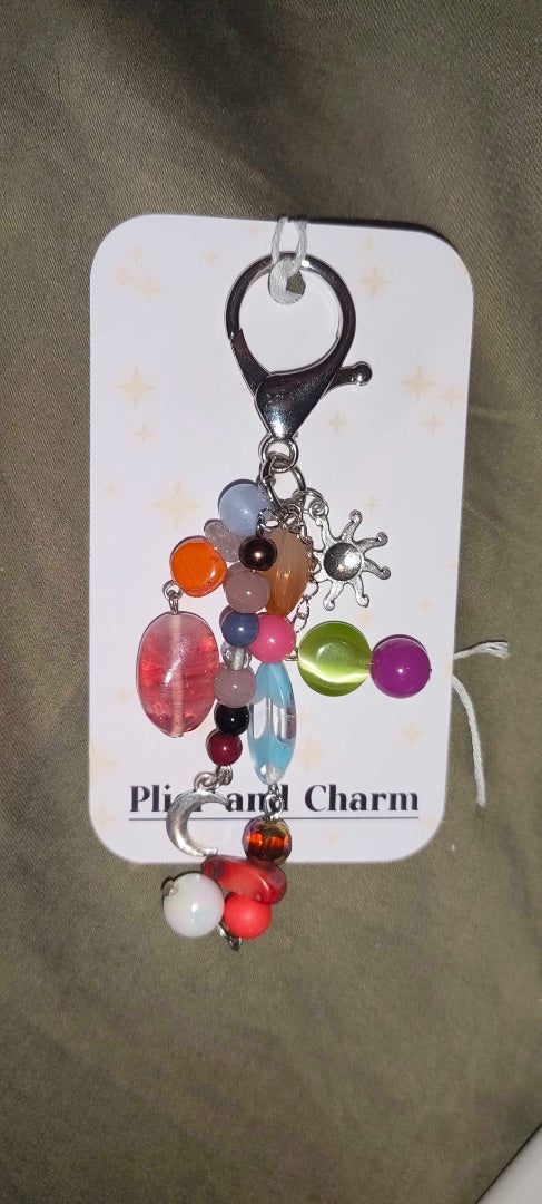Plier and Charm Medium keychain,  Multi Medium