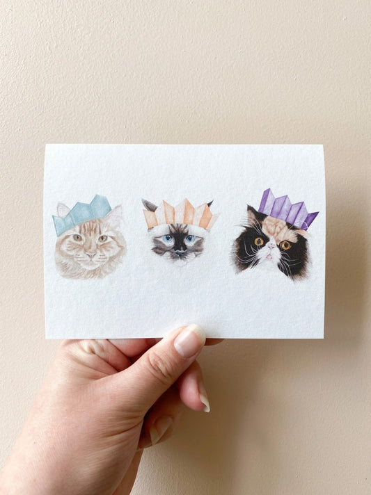 Annalise Paints Merry Meow-mas