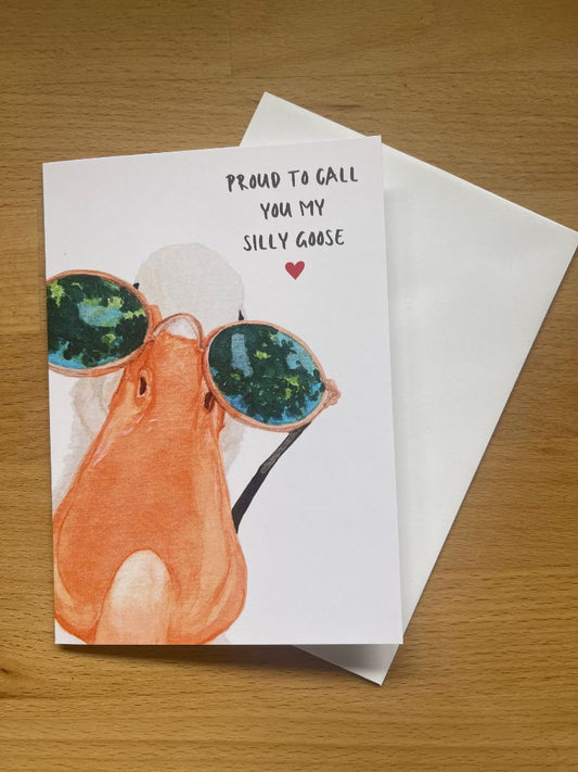 Ebony & Ivory Collective Silly Goose Card