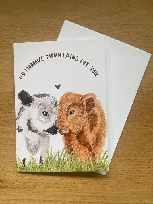 Ebony & Ivory Collective Moove Mountains Card