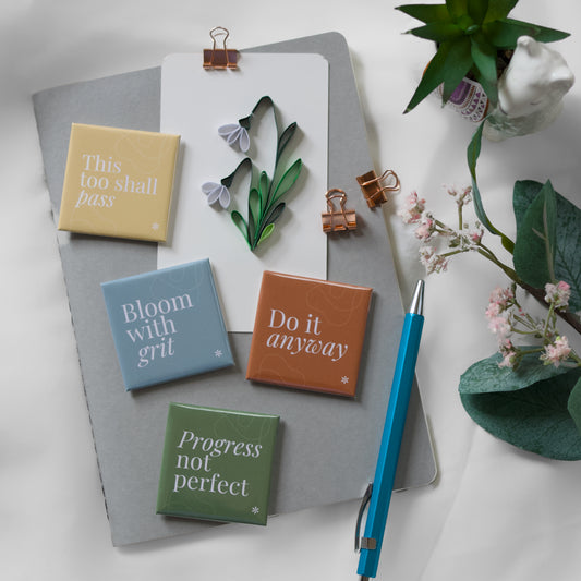 Progress not Perfect - Affirmation Magnet by Sprinkle Press