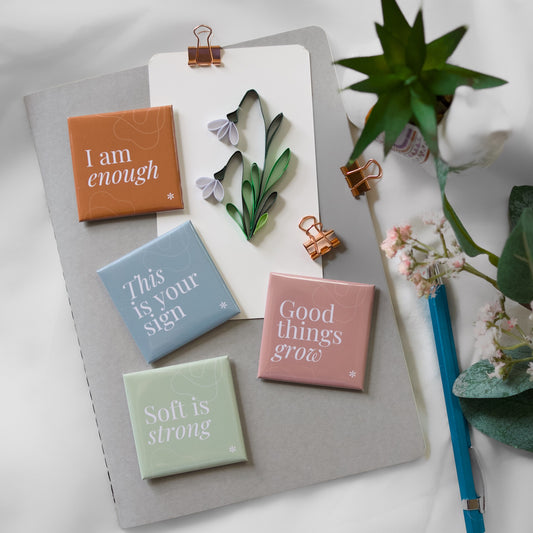 Soft is Strong - Affirmation Magnet by Sprinkle Press