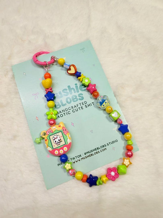 mushieblobs studio Phone Charm: Monchhichi,  Colourful