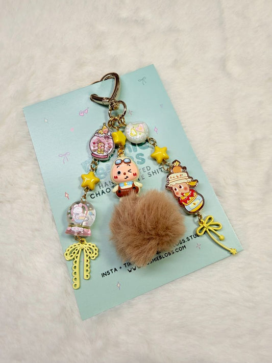 mushieblobs studio Bag Charm: Twinkle,  Yellow