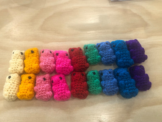 Getting My Stitches Together Gummy Bear Keyrings