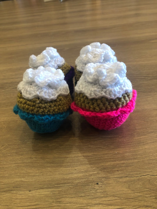 Getting My Stitches Together Crochet Cupcake