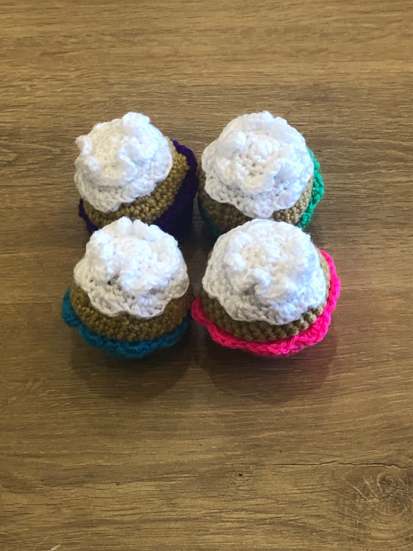 Getting My Stitches Together Crochet Cupcake