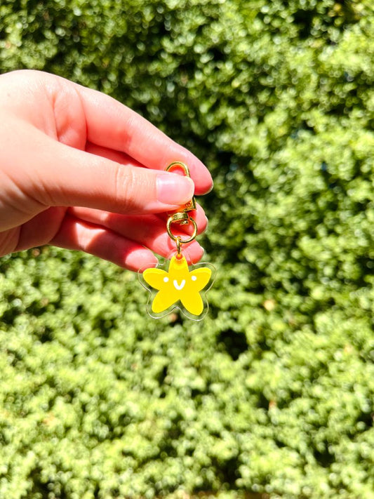 Seedi Bun Vera the Star Keychain (small),  Yellow small