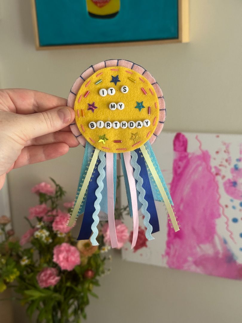 Ellen Mohan Creative It's My Birthday Prize Badge